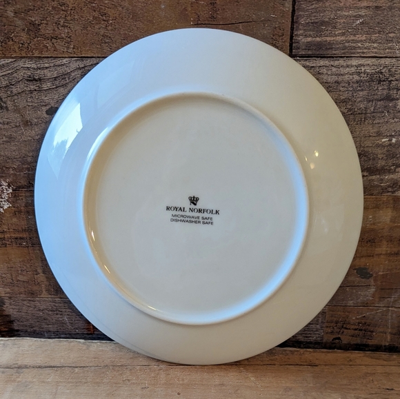 Vintage Royal Norfolk "Don't Forget Me" Ceramic Cookie Plate - Picture 6 of 8